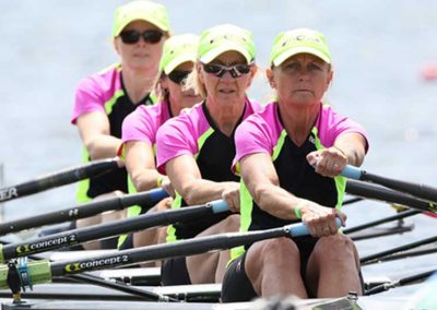 mature women rowing